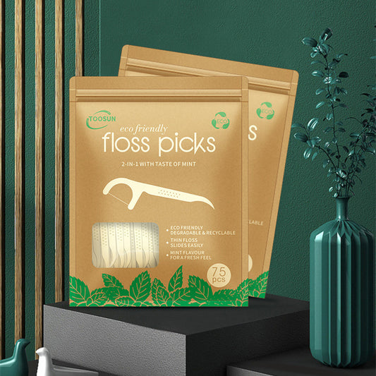 Dental Floss Mint Flavor Stick Eco-friendly